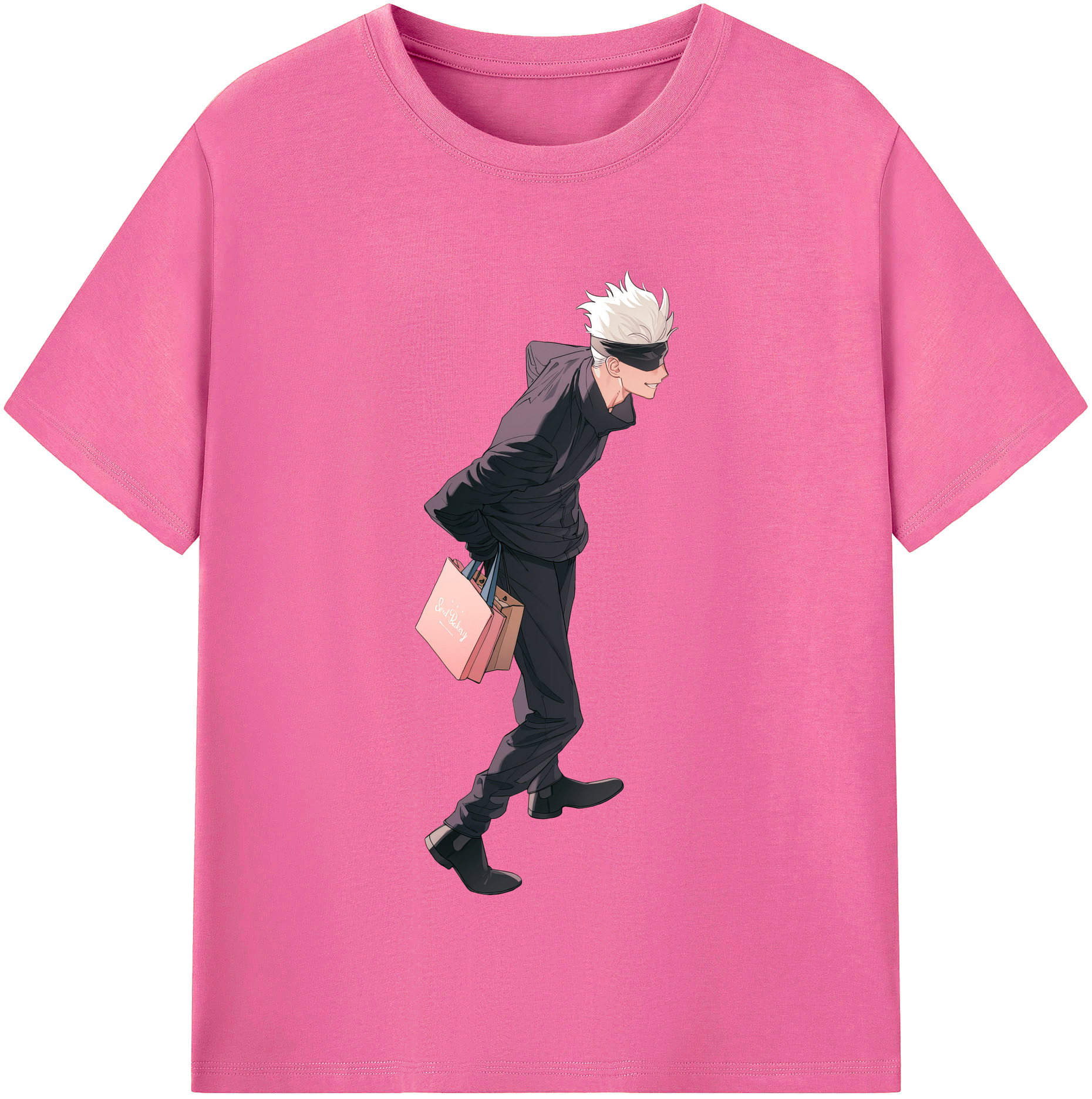 （画像用） 呪術廻戦 Jujutsu Kaisen レディースカジュアルプリントTシャツ（綿100％）